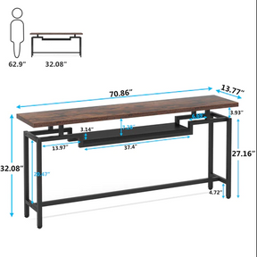 Proportionate Living Room Lounge Entryway Organizer Console Table