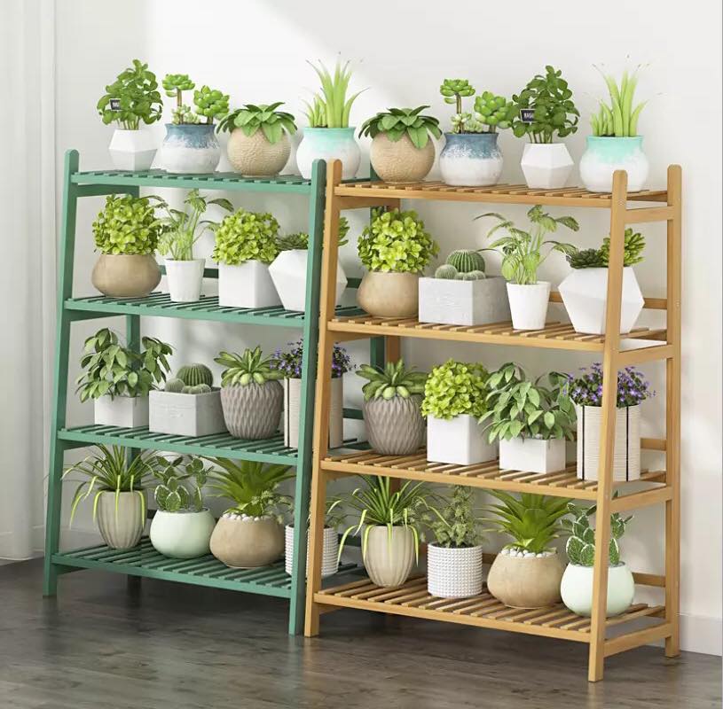 Patio Flower Entryway Plant Stand (4 Tier)