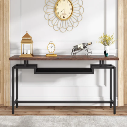 Proportionate Living Room Lounge Entryway Organizer Console Table