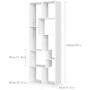 Homfa Bookcase, Tv Cabinet Cube Shelf, Storage Organizer Unit for Living Room