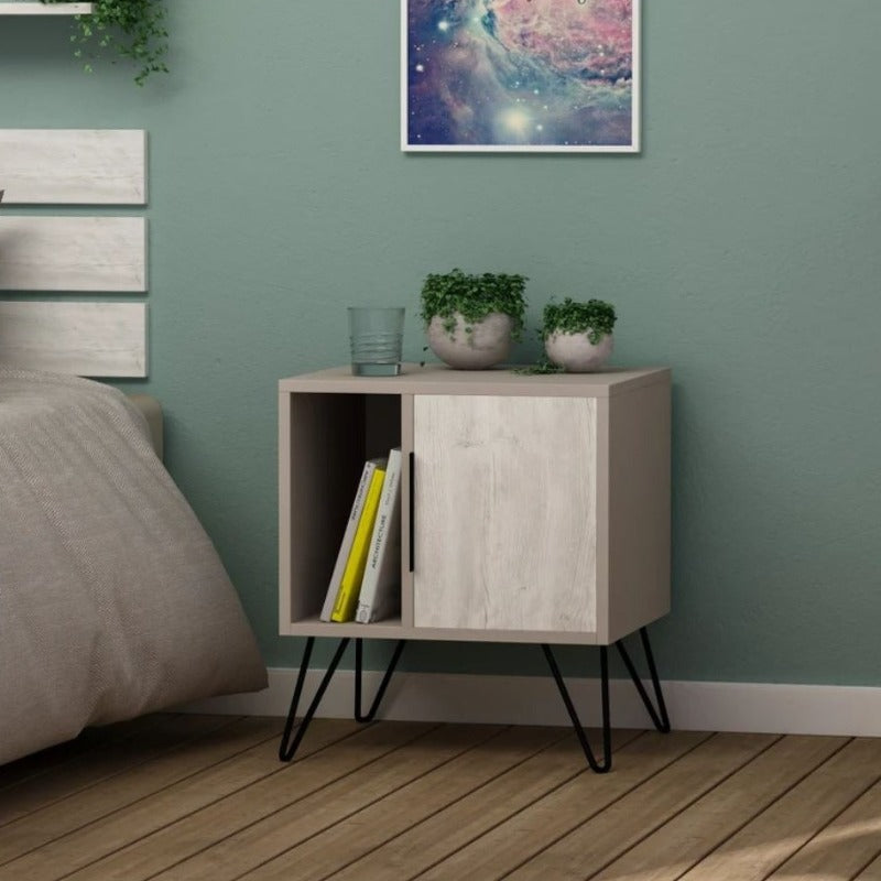 Montrose House Side Hairpin Nightstand Table