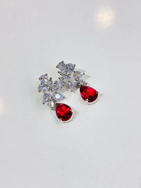 giselle earrings ( red )