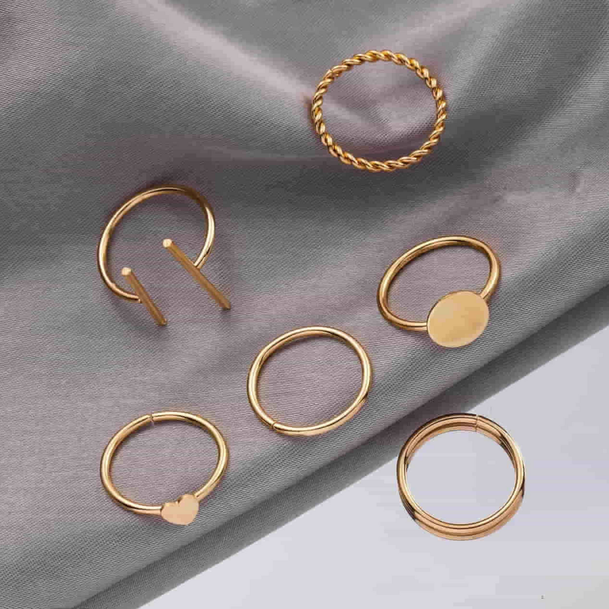 6 Midi Rings