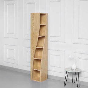 Rolling Maze Bookcase Storage Organizer Rack