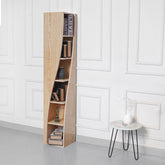 Rolling Maze Bookcase Storage Organizer Rack