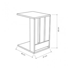 Alpha Hazel Living Lounge Bedroom Sofa Side Table