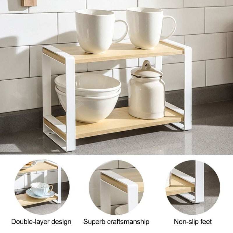 The Desktop Storage Rack (2-Tier)